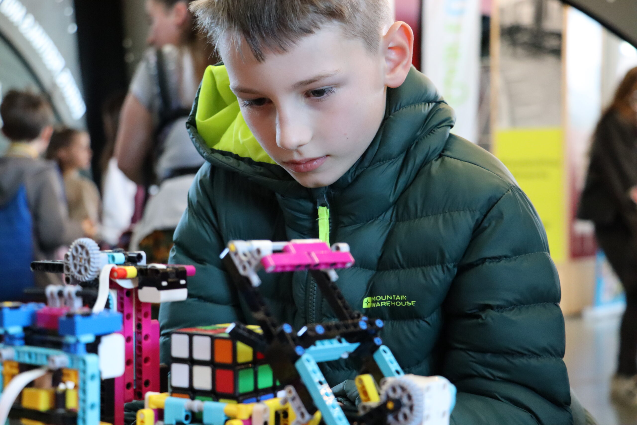 Featured image for “Technocamps at Swansea Science Festival: Model Trains to Rubik’s Cube Robots”